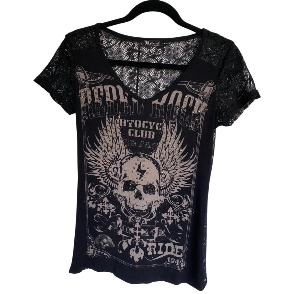 Rebel Rock Embellished Tee